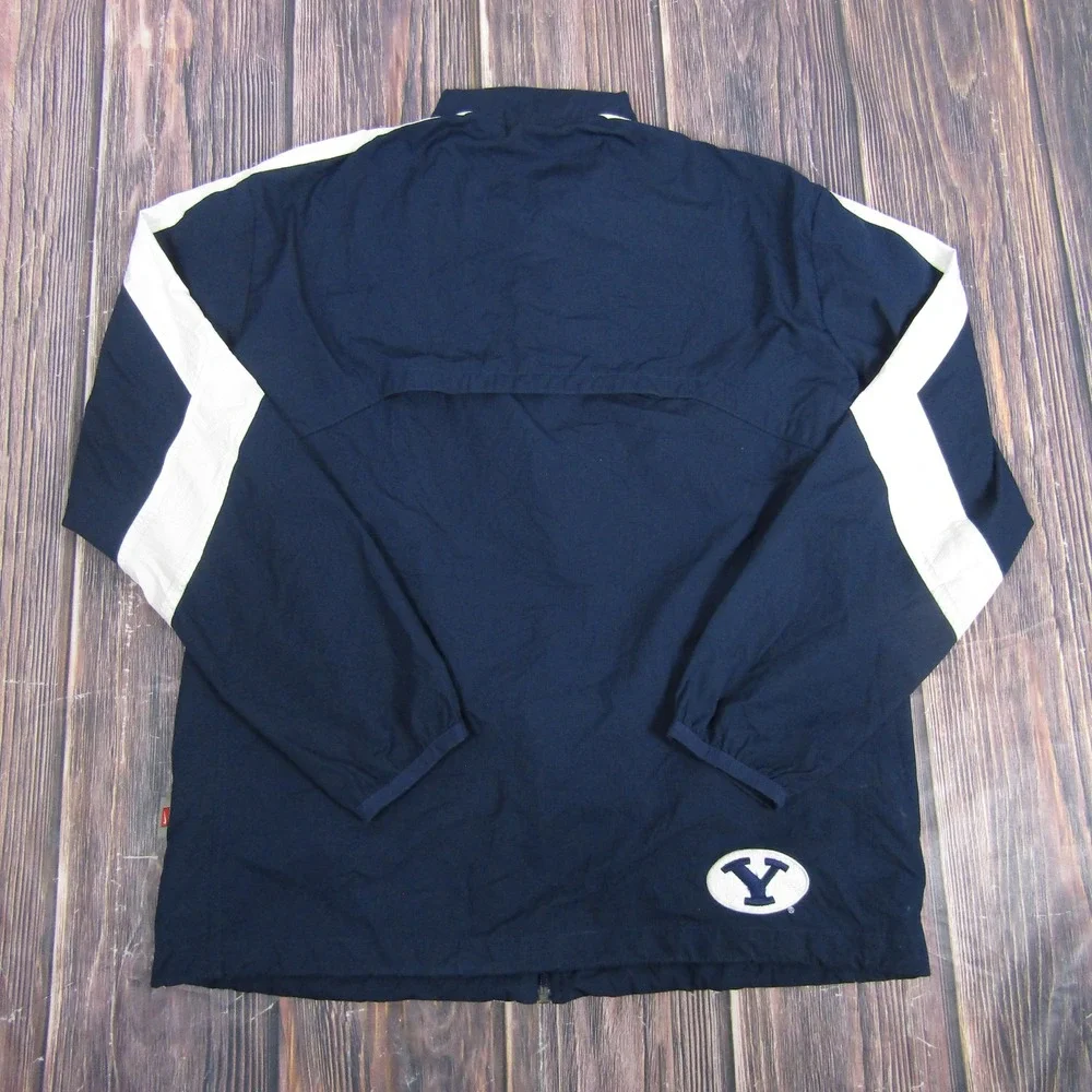 Brigham‎ Young Cougars Jacket Mens Medium Navy NCAA Football Nike Storm Fit